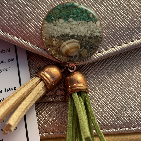 ๐ Travelambo Rose Gold Clutch Wristlet Travel Purse Organizer RFID NWOT - Picture 5 of 5